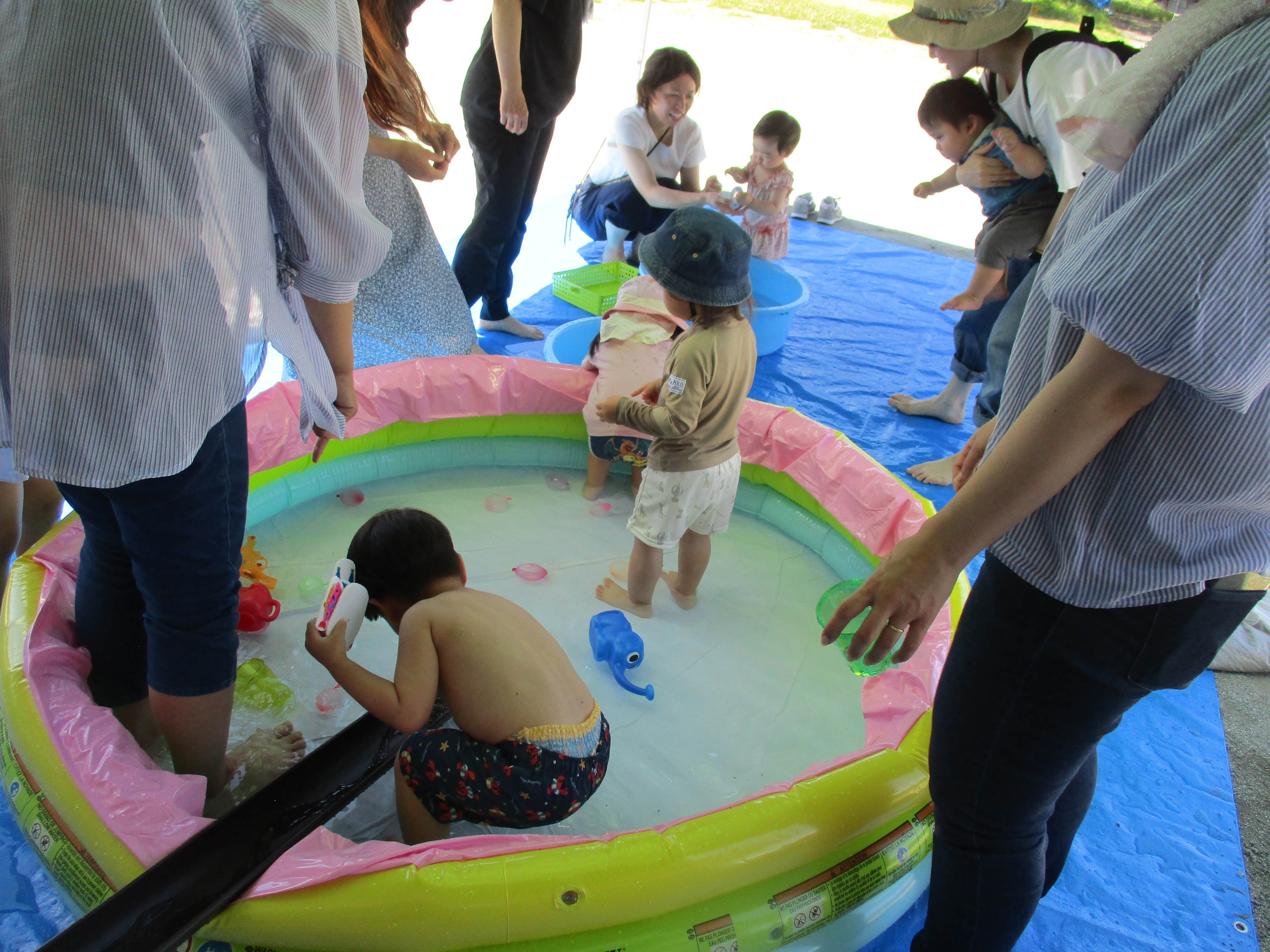 三名生児童館日記 - 水遊び会♪