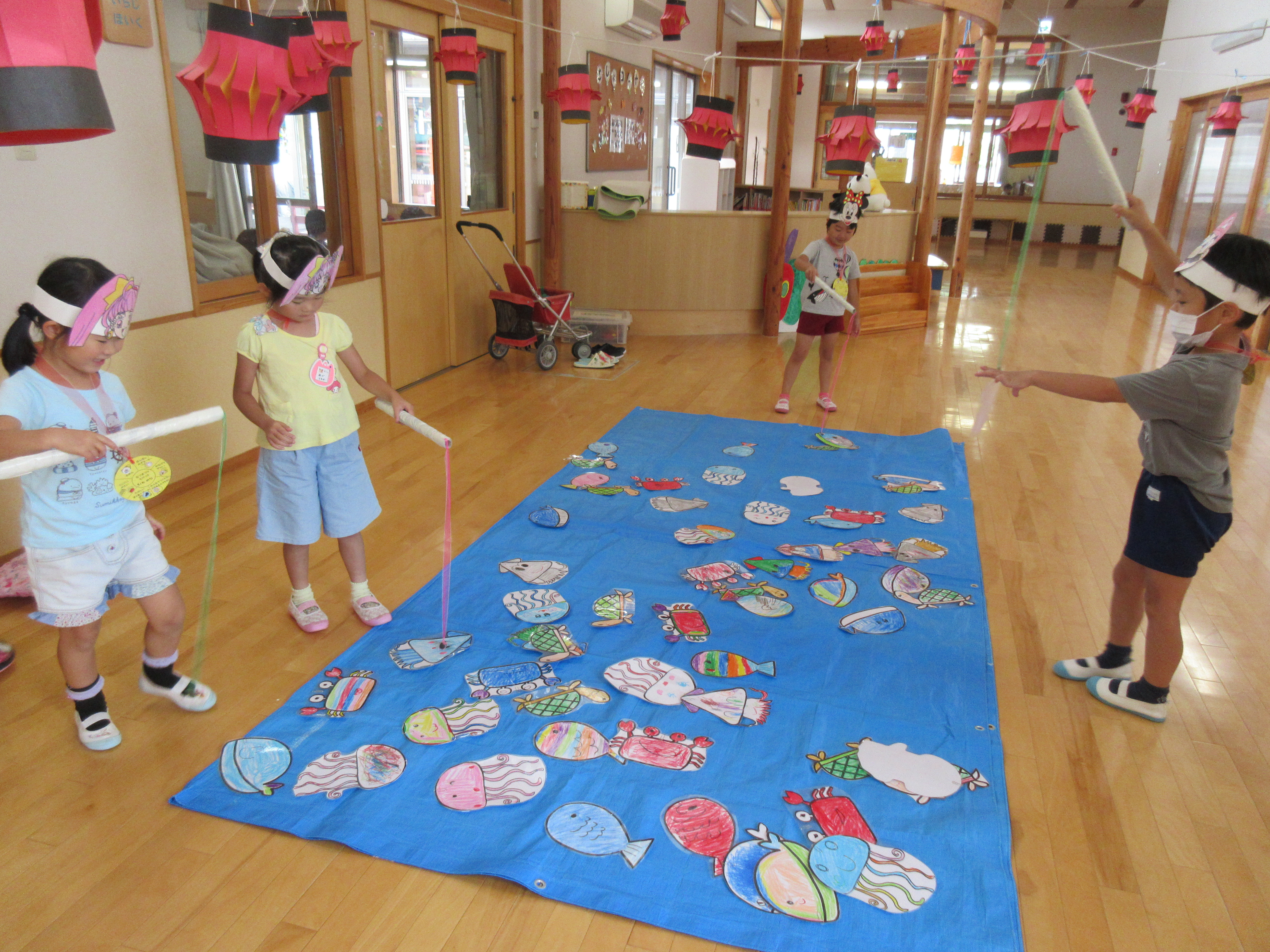 船岡保育所日記 夏まつりがありました