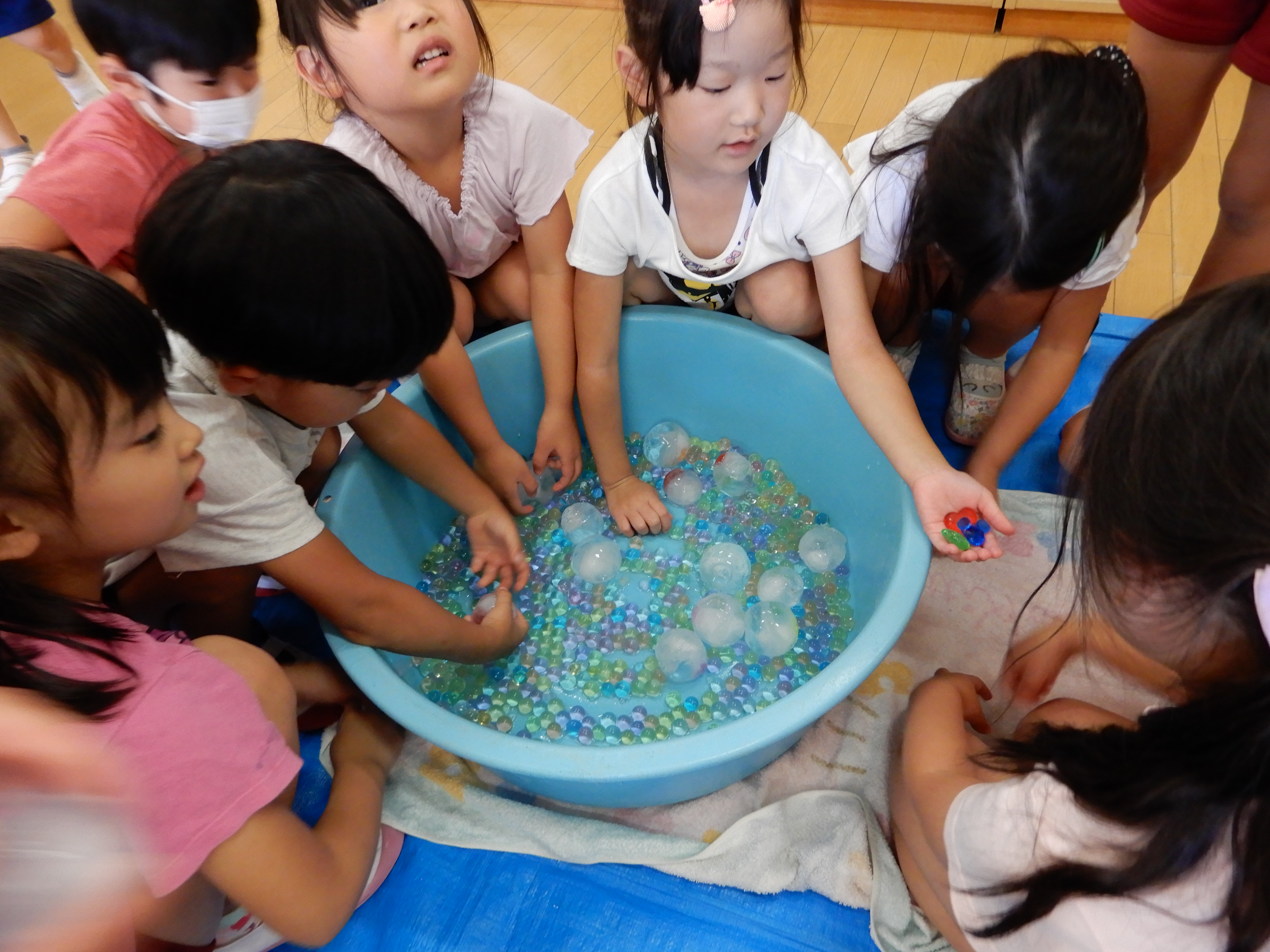 船岡保育所日記 夏の遊びを楽しもう